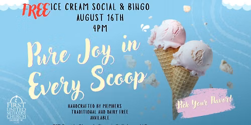FREE Ice Cream Social & Bingo Night