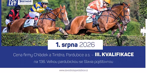 III. kvalifikace na 136. Velkou pardubickou se Slavia poji\u0161\u0165ovnou