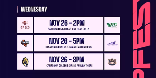 Hoopfest Basketball Women's Challenge: Auburn vs. UTSA & Cal vs. Grand Canyon - Session 1