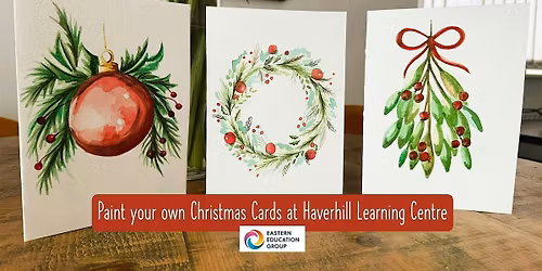 Paint your own Christmas Cards