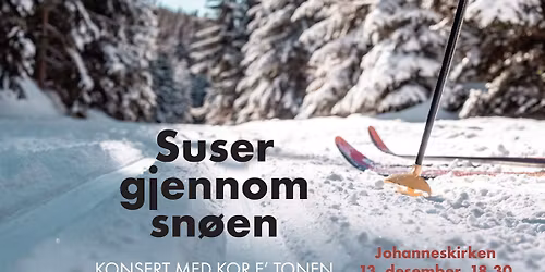 Suser gjennom sn\u00f8en, Julekonsert med Kor e' tonen