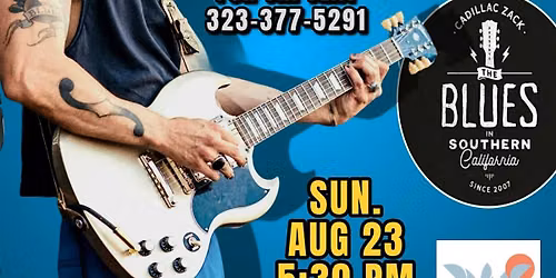 ARTUR MENEZES - Famed Blues-Rock Guitarist - in Seal Beach!