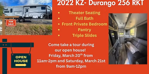 2022 KZ- Durango 256 RKT Camper Open House 