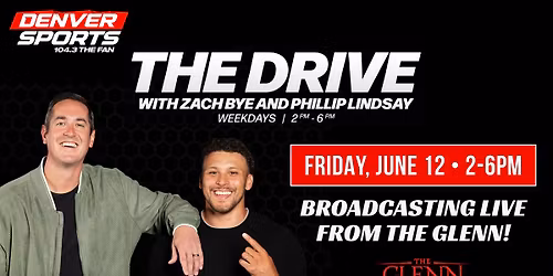 104.3 'The Drive' Broadcast LIVE at The Glenn!