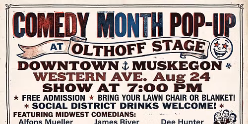 Comedy Month Pop-Up at Olthoff Stage