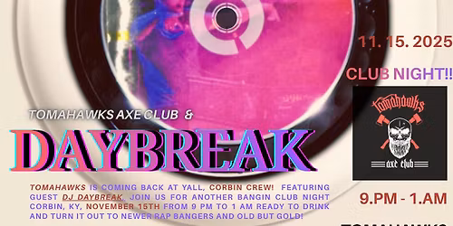 CLUB NIGHT @ Tomahawks