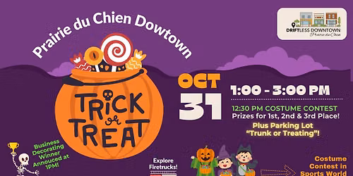Costume Contest + Downtown Trick-or-Treating!