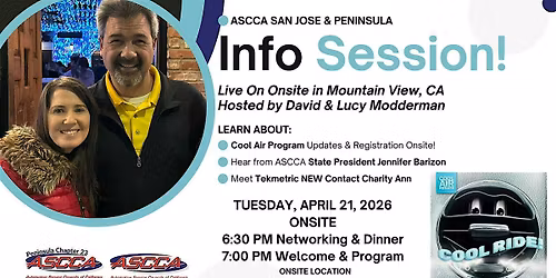 Shop Night @ Modderman Service, Mountain View, April 21, 2026