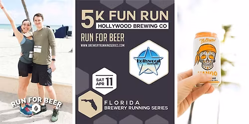 5k Beer Run x Hollywood Brewery | 2026 Florida Brewery Running Series