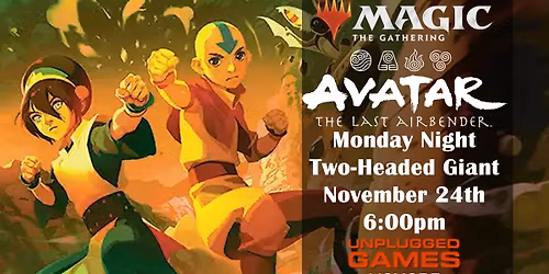 Magic The Gathering: Avatar The Last Airbender Two-Headed Giant Commander Night