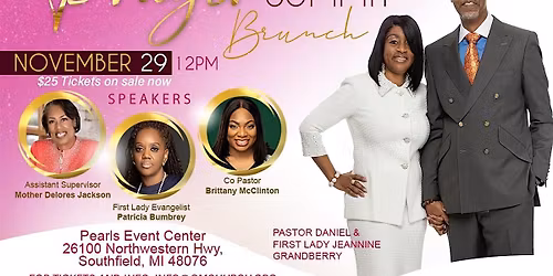 Gordy Memorial Presents: Prayer Summit Brunch \u2014 \u201cGenerations Arise\u201d