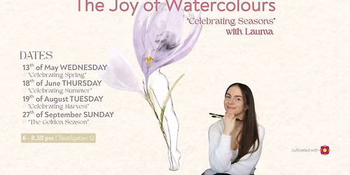 The Joy of Watercolours "Celebrating Seasons" with Lauma