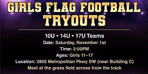Girls Flag Football Tryouts