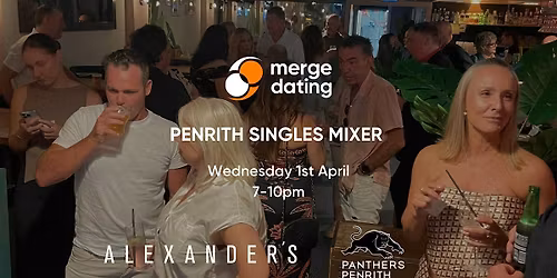 Penrith Singles Mixer | Wed April 01 | 35-49