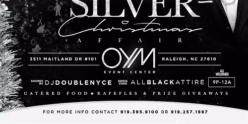 The Black White & Silver Christmas Affair