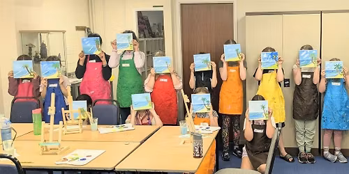 Children's Autumn Painting Workshop at Long Eaton Art Room - Morning