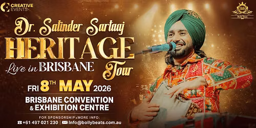 Satinder Sartaaj Concert Live in Concert (Brisbane) — Brisbane Convention And Exhibition Centre - Brisbane.