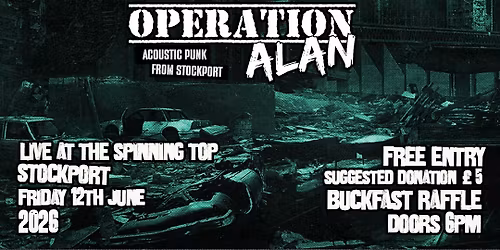 The Krayons, Grail Guard, Reason To Leave, Operation Alan @ Spinning Top, Stockport