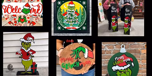 Grinch Paint Night \ud83d\udc9a\u2764\ufe0f\ud83d\udc9a