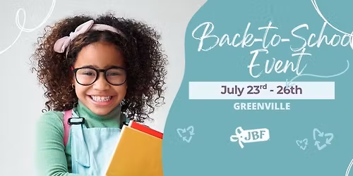 JBF Greenville Back-to-School Event