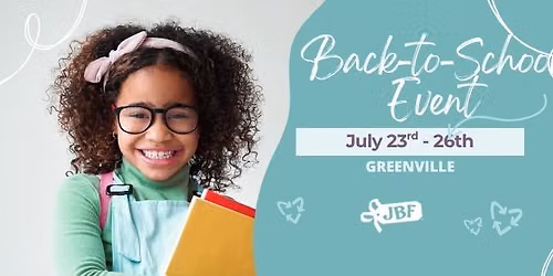 JBF Greenville Back-to-School Event