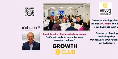 GrowthClub Quarter 1 2026 - planning and networking workshop
