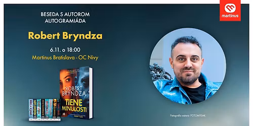 Beseda a autogrami\u00e1da s Robertom Bryndzom