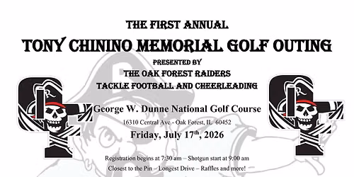 The First Annual Tony Chinino Memorial Golf Outing