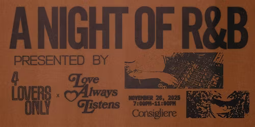 A  Night Of R&B at Consigliere