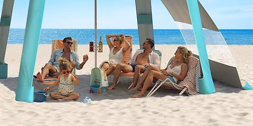 Daytona Beach Family Beach Day | Private Beach Setup