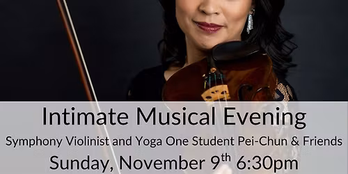 An Intimate Musical Evening with Pei-Chun Tsai
