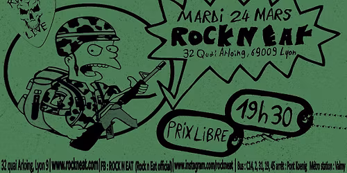 IRRUPTION + ENTERTORMENT + JUGGERNAUT @Rock n'eat