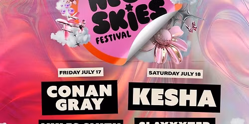 Neon Skies Festival: Kesha  Slayyyter & Heidi Montag