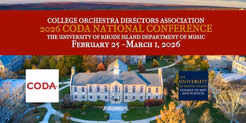 The 2026 National Conference of the College Orchestra Directors Association (CODA)