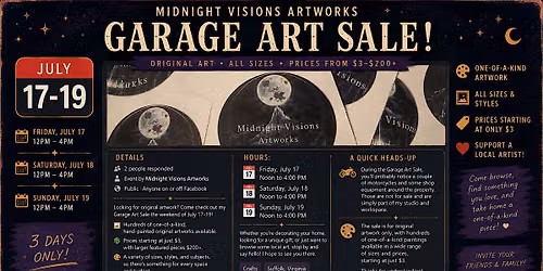 Garage Art Sale