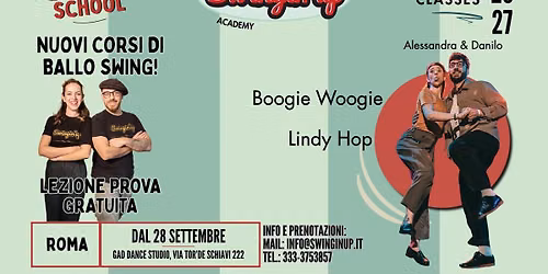 Nuovi corsi Swingin'up 2026\/2027_ROMA [Centocelle]