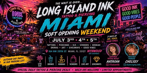 Long Island Ink 4th Of July Weekend