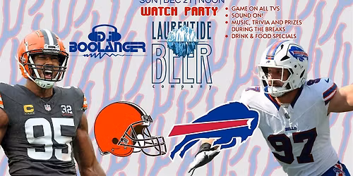 Buffalo Bills vs. Cleveland Browns Watch Party