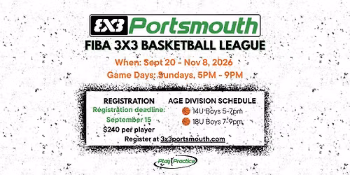3X3 Portsmouth FIBA Basketball League
