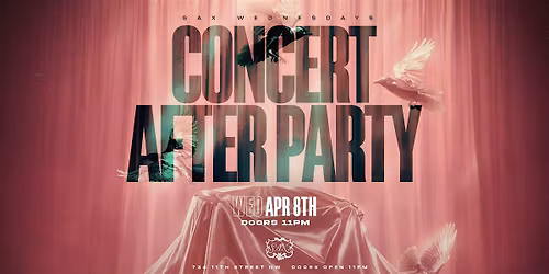 Sax Wednesdays Concert After Party