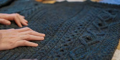 Aran Knitting Workshop - Knit an Irish Aran Scarf with Irish Wool