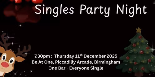 Singles Mix and Mingle Mistletoe Party Birmingham