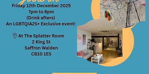 Queer Exclusive Splatter Paint Event