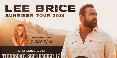 Lee Brice: Sunriser Tour 2026