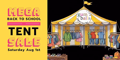 Back To School Tent Sale
