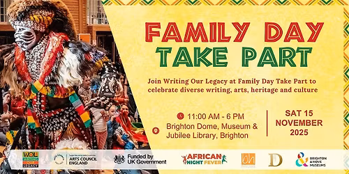 Writing Our Legacy @ Family Day Take Part