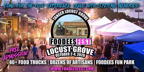 FOODEESFEST Locust Grove, Georgia (40+ food trucks and craft vendors!)