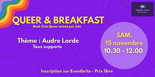Queer & Breakfast : bookclub queer