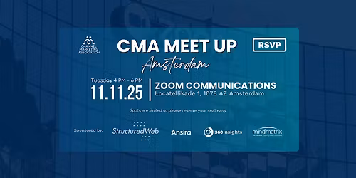 CMA Meetup (Amsterdam)