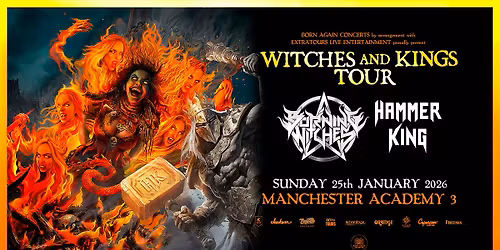 BURNING WITCHES x HAMMER KING at Academy 3 - Manchester